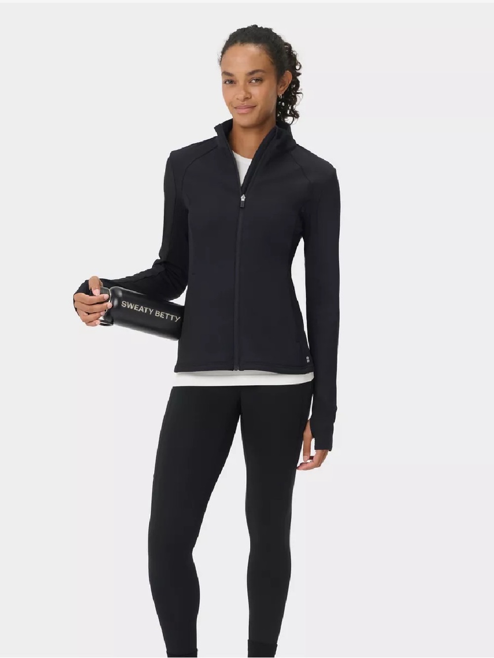 Sweaty Betty Black Power Zip Up